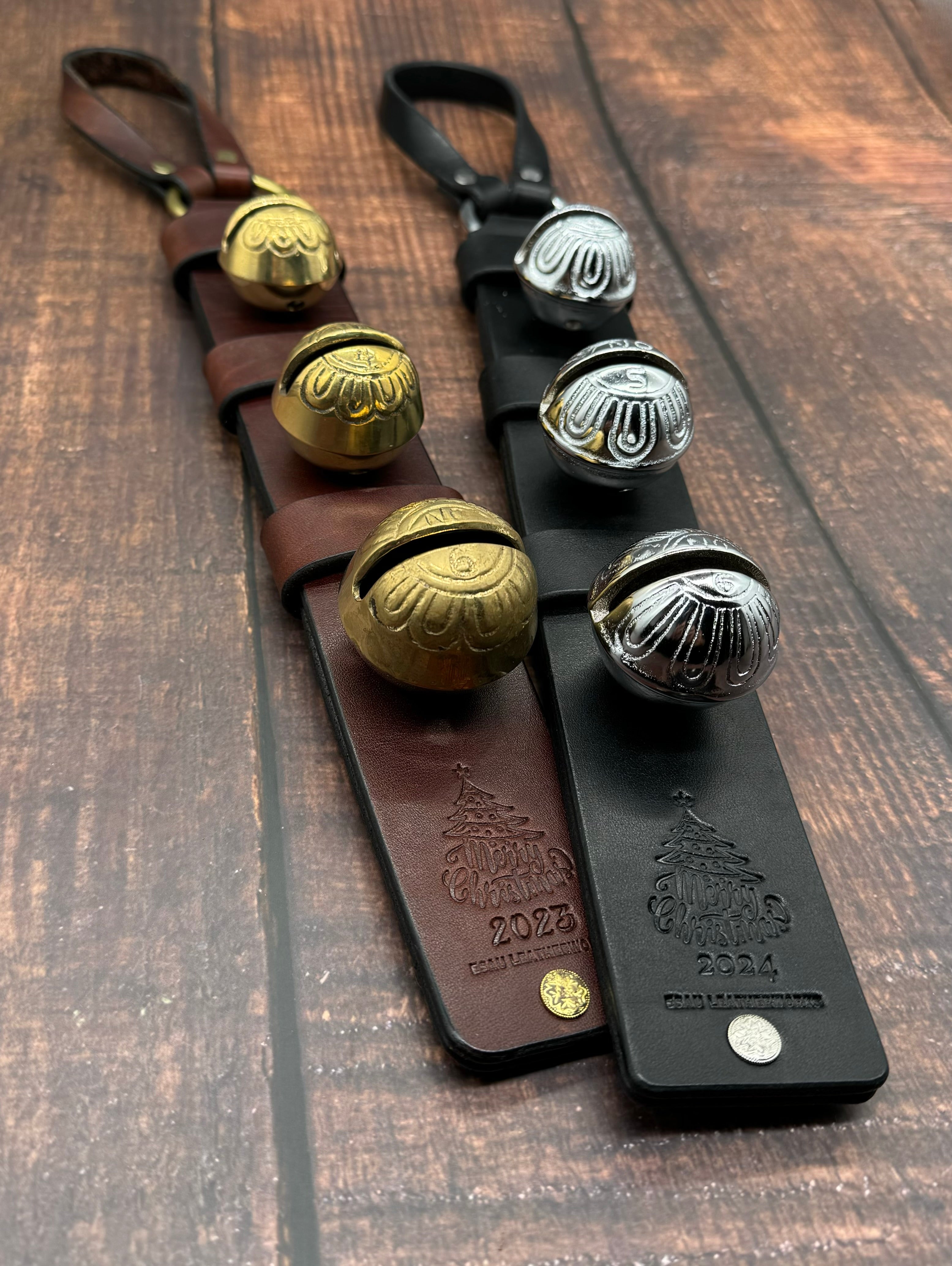 (3 Bell) Heirloom Sleigh Bell Door Hanger