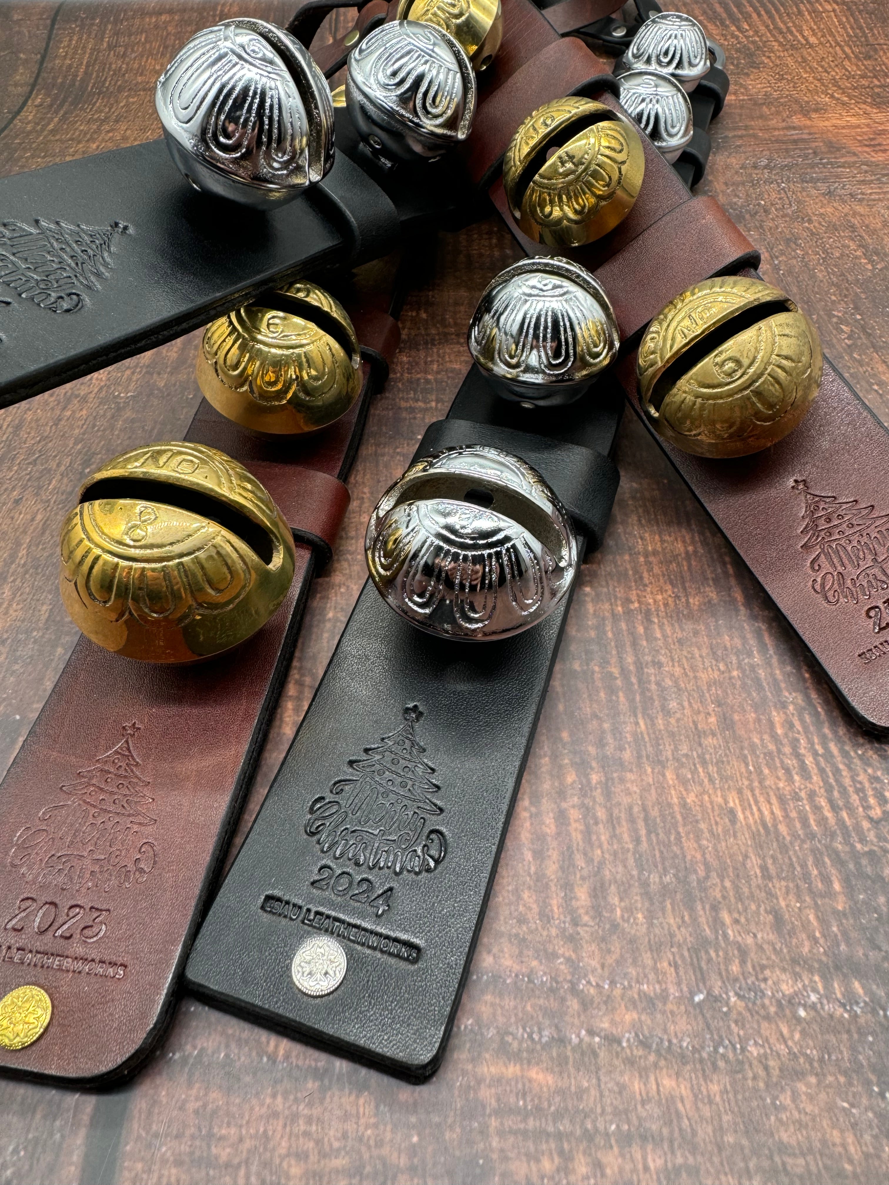 (5 Bell) Heirloom Sleigh Bell Door Hanger